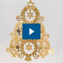2024 Annual Gold Christmas Ornament, , video-thumb