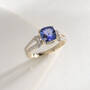Diamond tanzanite ring 11142 0725 a main