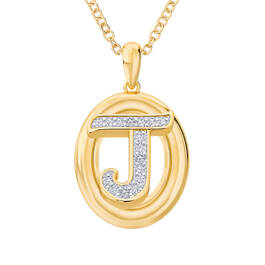 Diamond Initial Pendant 1250 0054 j pendant