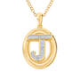 Diamond Initial Pendant 1250 0054 j pendant