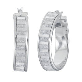 Striped Glitter Hoops 11142 0121 a main