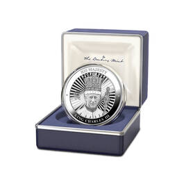 The Coronation of King Charles III Silver Bullion Commemorative 1340 0023 a display