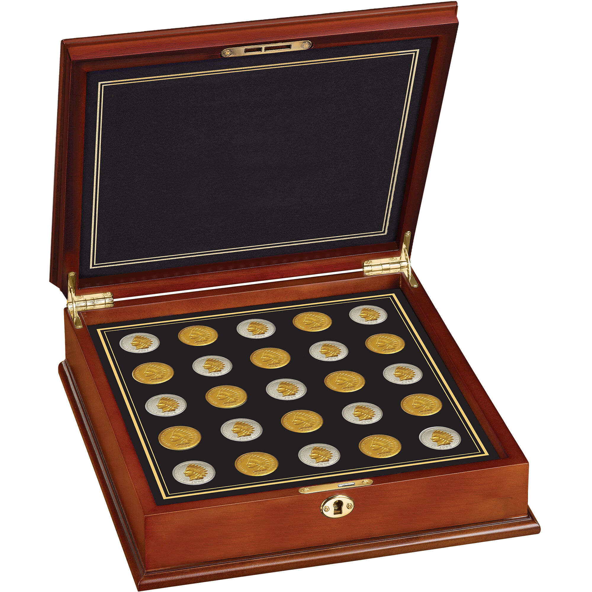 Indian head pennies gold silver 11139 0019 b display