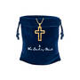 9kt Gold Cross Pendant 11622 0120 g giftpouch
