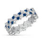 Birthstone Fire Eternity Ring, Dozen Hearts Diamond Earrings 12303 0017 i september