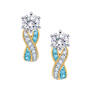 Birthstone Swirl Earrings, Birthstone Swirl Earrings 6503 0033 l december