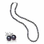 From Darkness Comes Light Black Pearl Necklace and FREE Earrings 11785 0024 a main