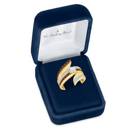 Mocha Swirl Diamonisse Statement Ring 10188 0011 g gift box