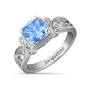 Personalized Vintage Elegance Birthstone Ring 12122 0016 l december
