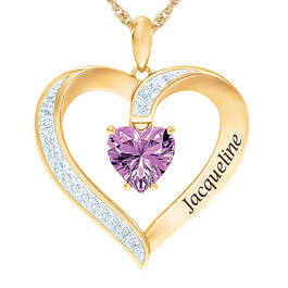 The Birthstone Heart Pendant 6015 0026 f june