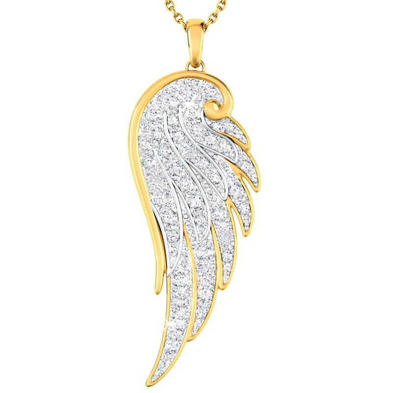 Diamond angel new arrivals wings pendant