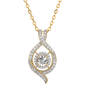 Sparkling Embrace Genuine Birthstone Pendant, Sparkling Embrace Genuine White Topaz Pendant 12302 0018 d april