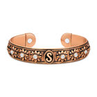 Personalized Vitality Copper Magnetic Bracelet 10929 0015 e initial s