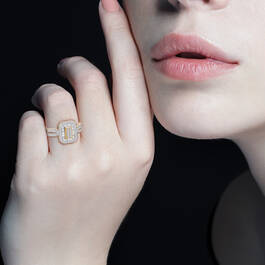 Diamond Grandeur Rectangle Ring 6534 0010 m model
