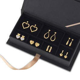 Golden Moments Seven Earrings Set 10294 0012 i giftbox