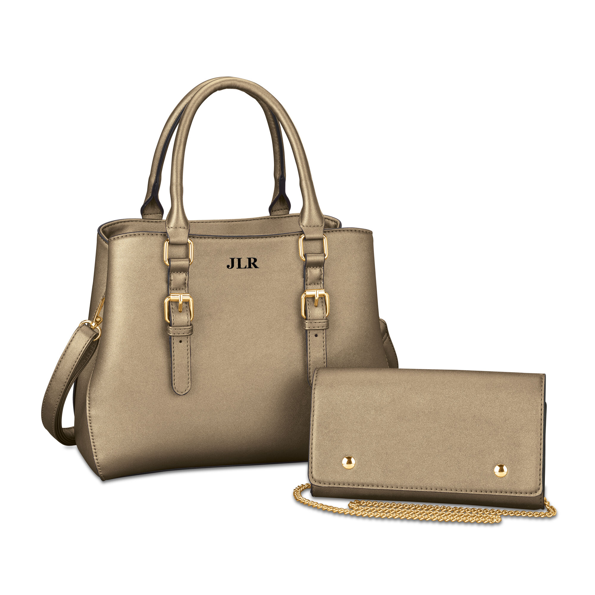 The Sloane Metallic Handbag Set 5519 0011 a main
