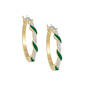 Birthstone Swirl Earrings, Birthstone Swirl Earring 11615 0038 e may