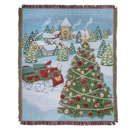 Seasonal Sensations Woven Throw Blankets 10050 0016 e december
