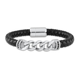 Then Now Always My Son Journey Leather Bracelet 6934 0016 a main