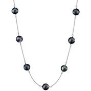 Midnight Glamour Black Pearl Necklace 10780 0013 a main