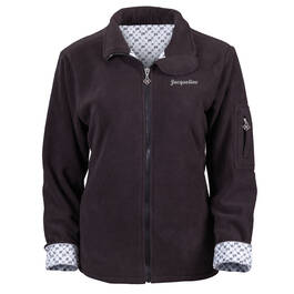 Personalized Black Fleece Jacket 10315 0017 a main