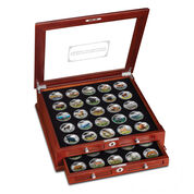 America the Beautiful Fifty State Silver Bullion Collection 6818 0033 a display