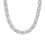 Italian Silver Braided Chains Necklace 11631 0012 a main