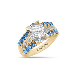 Personalized Queen of My Castle Birthstone Ring 11392 0011 l december