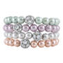 Pastel Perfection Shell Pearl Bracelet Set 6244 001 1 1