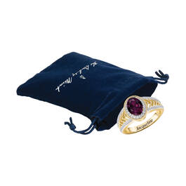 The Glorious Garnet Ring by Maureen Drdak 11468 0010 g gift pouch