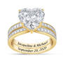 Personalized Endless Love Ring Set 10305 0019 a main