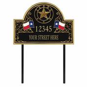 The Texas Personalized Address Plaque 1073 001 8 1