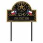 The Texas Personalized Address Plaque 1073 001 8 1