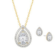 Drop of Elegance Diamond Pendant with Free Matching Earrings 12025 0014 a main