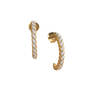 The Dazzling Diamond Half Hoop Earrings 11483 0011 a main