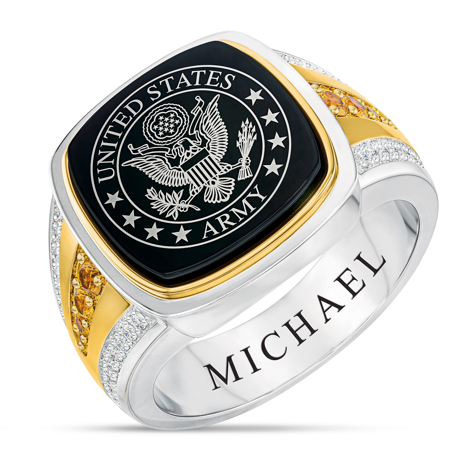 US Army Birthstone Ring 10347 0019 k november