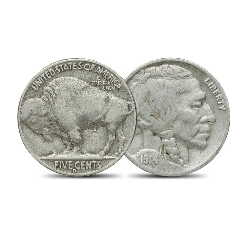 skandale Slette Rang The Complete Buffalo Nickel Mint Set