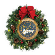 The Personalized Countdown to Christmas Wreath 11866 0018 a main
