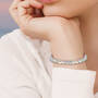 The Shimmering Sea Crystal Tennis Bracelet 12054 0018 m model