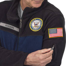 the us navy fleece jacket 1662 0320 c emblem