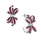 Birthstone Diamond Bow Earrings 1876 0066 a main