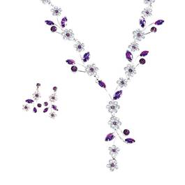 Birthstone Blooms Crystal Necklace 1398 001 6 2