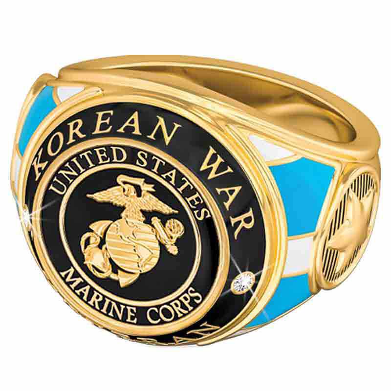 US Marine Corps Veteran Ring 1861 003 0 3