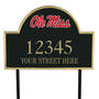 The College Personalized Address Plaque 5716 0384 b Ole Miss