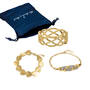 Golden Glamour Three Bracelet Set, Golden Glamour Three Bracelet Set 12112 0018 e gift pouch