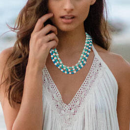Blue Wave Pearl Necklace 6748 0012 m model