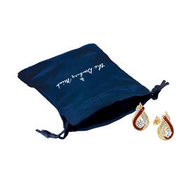 Birthstone Swirl Pendant with Free Matching Earrings 12210 0035 m giftpouch
