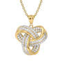 Together Forever Love Knot Pendant with FREE Matching Earrings, Together Forever Love Knot Pendant with Free Matching Earrings 10756 0013 b pendant