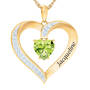 The Birthstone Heart Pendant 6015 0026 h august