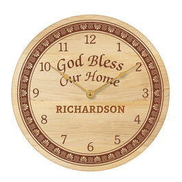 The Personalized Home Blessing Wooden Clock 5613 0016 a main